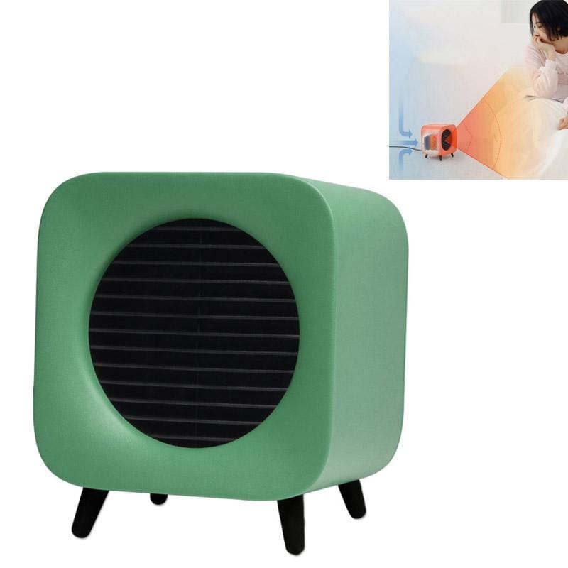 Dormitory Whole House Warm Desktop Smart Heater CN Plug, Colour: Popular Green