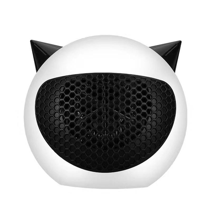Mini Heater Desktop Home Heater, Color:Little Devil White, US Plug