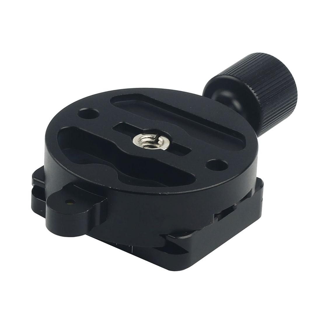 DM-55 Aluminum Alloy Round Clamp with Arca-Swiss Quick Release Plate (Black)