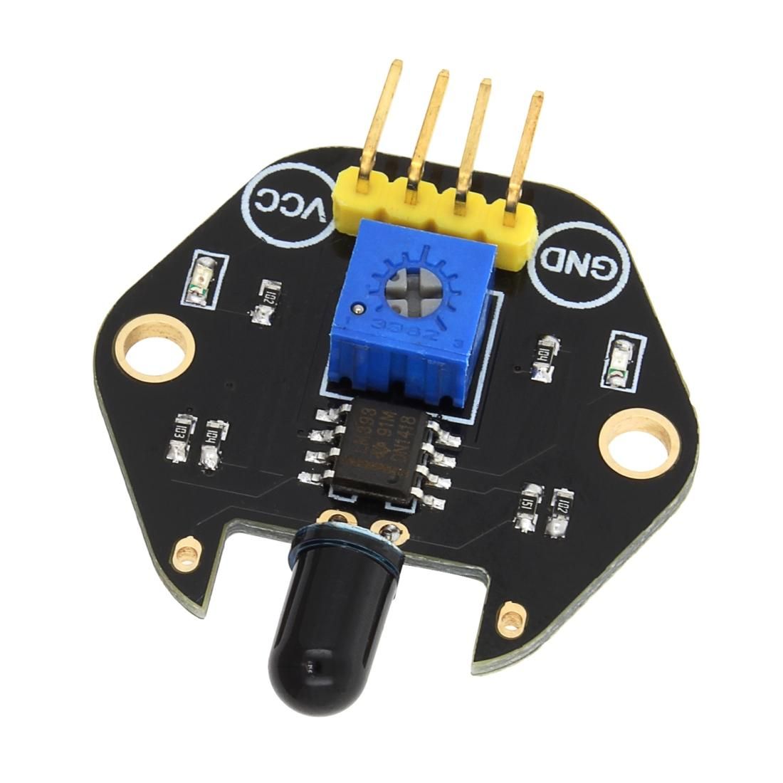 LandaTianrui LDTR-RM02 Flame Detection Sensor Module for Arduino (Black)