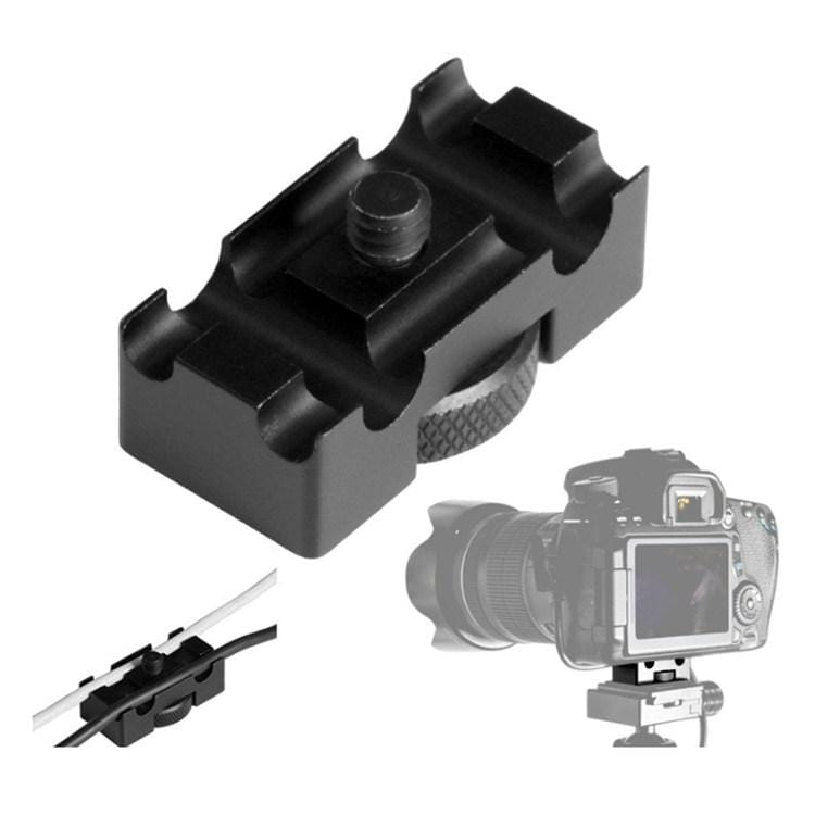 BEXIN Camera Quick Release Plate Data Cable Fixer Holder for Canon EOS