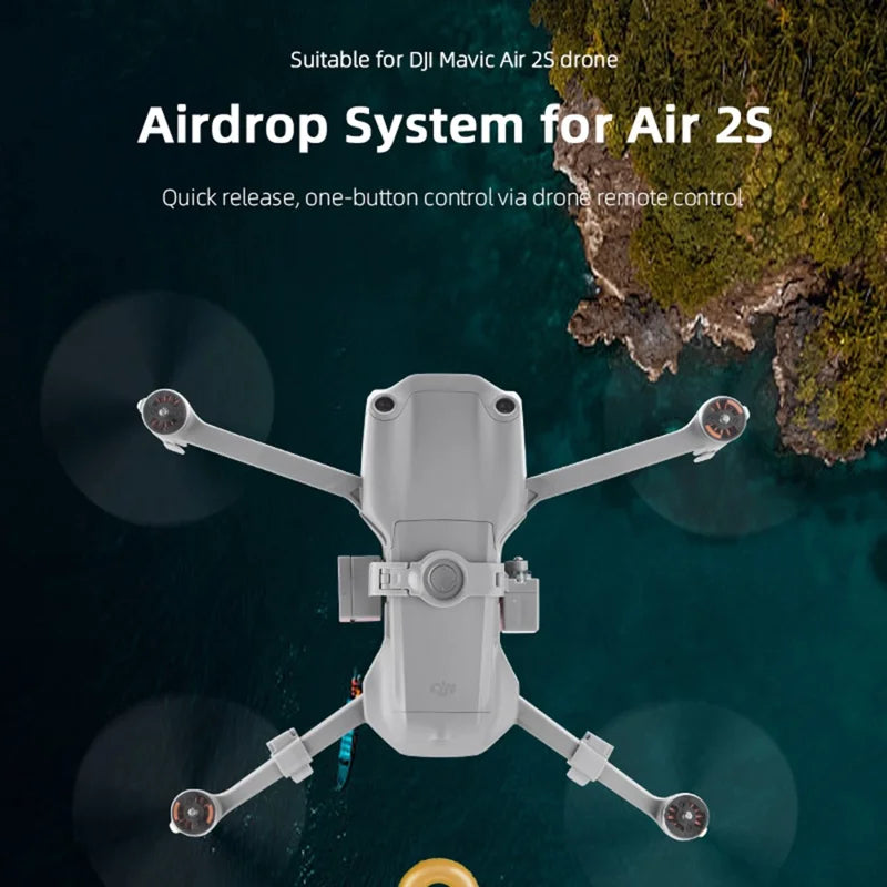 Uniqkart For EWB9199 For DJI Mavic Air 2/2S Release Device Airdrop System Payload Transport for Fishing, Wedding, Easter, Birthday Party, Family Reunion