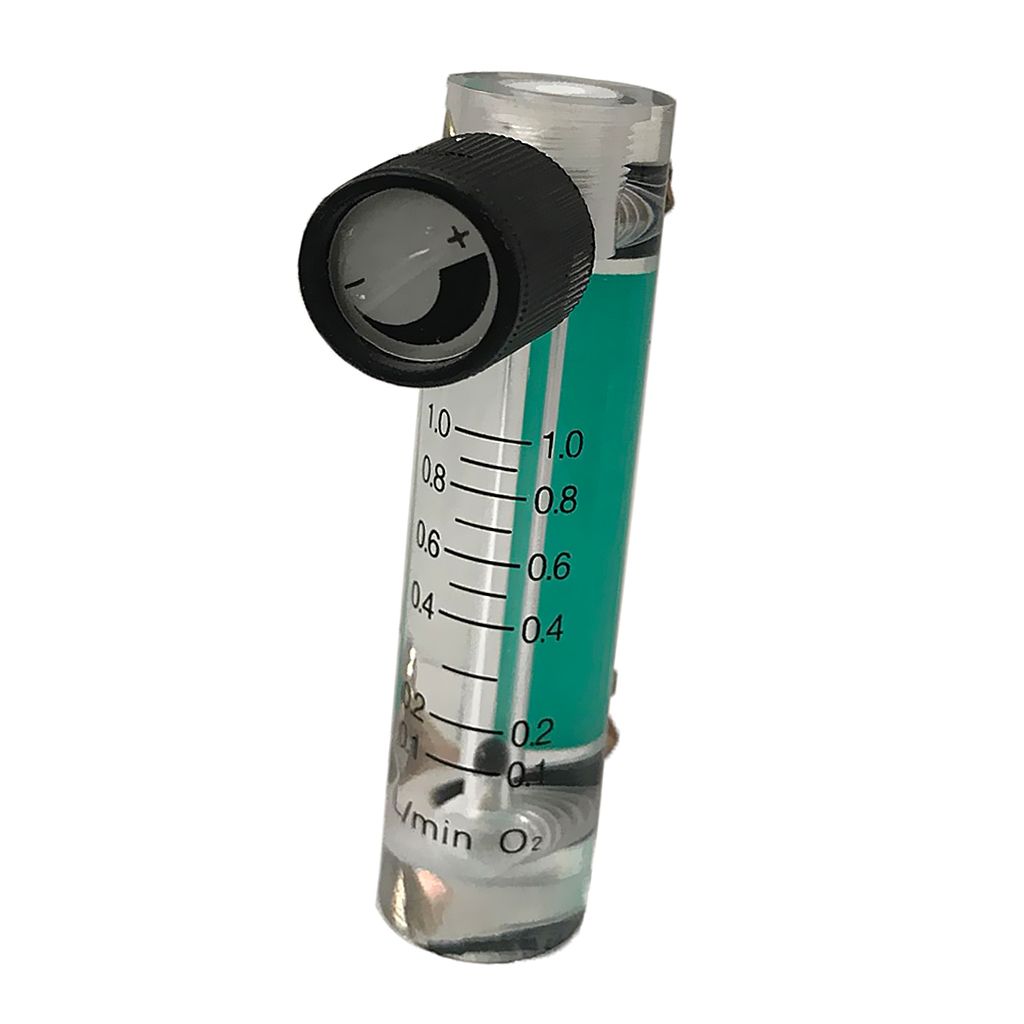 Oxygen Flow Meter Flowmeter with Control Valve for Oxygen Air 0.1-1L