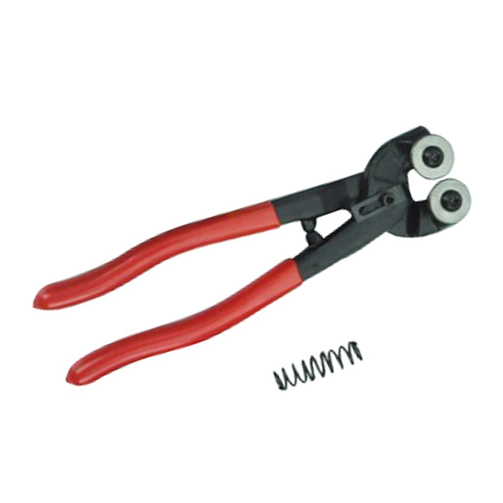 Glass Mosaic Cut Nippers Tile Plier Double Round Wheeled Plier with Gauge