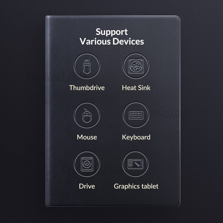 ORICO MINI-U32-BP USB 3.0 Hub Mini USB 2.0 Splitter 3-port High Speed Expanded Wireless USB HUB for Desktop Laptop - Black