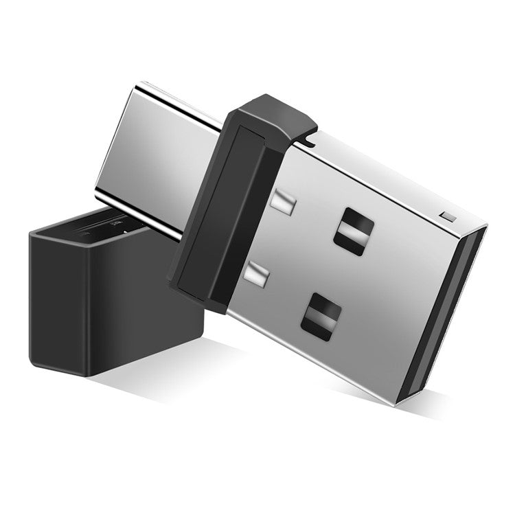 2-in-1 USB / Type-C Mouse Jiggler Portable Mini Mouse Mover, Driver-Free for Computers, Laptops