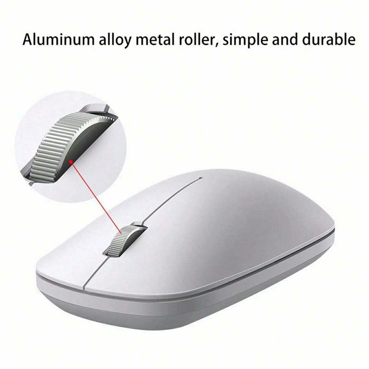 LENOVO LECOO WS214 2.4G Wireless Mouse Battery Powered Home Office Computer Laptop Mice - White