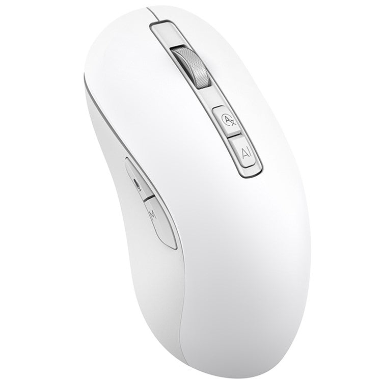 V12 AI Smart Voice Wireless Mouse Real Time Translation Bluetooth Mouse (International Edition) - White