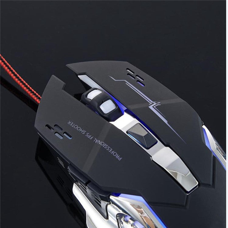 3600 DPI 6 Buttons USB Wired Gaming Mouse Colorful Breathing Light Computer Laptop Mice