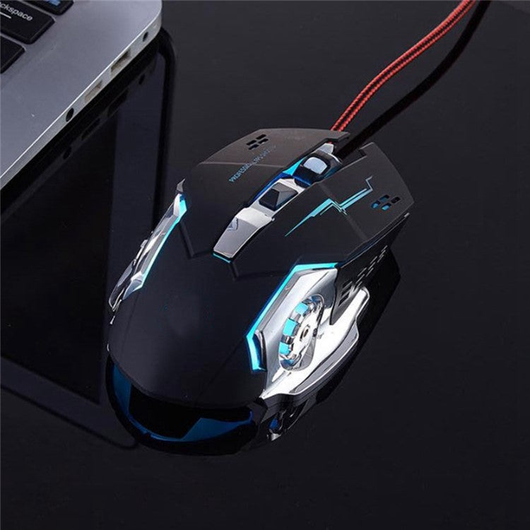 3600 DPI 6 Buttons USB Wired Gaming Mouse Colorful Breathing Light Computer Laptop Mice