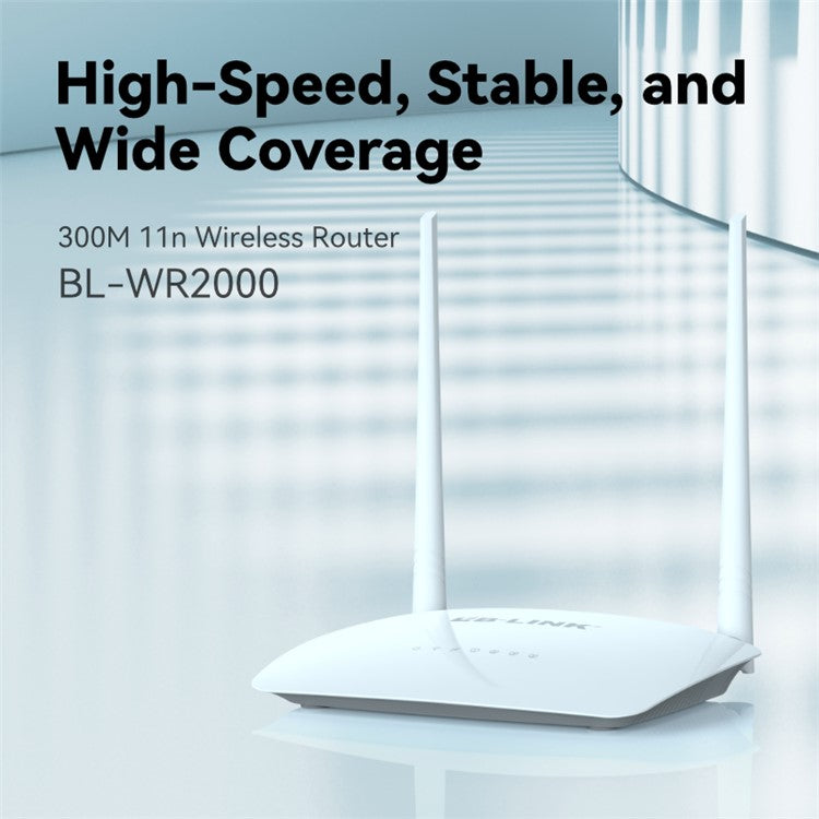 LB-LINK WR2000 Dual Antenna High Speed Wireless Router 300M WiFi Extender Booster