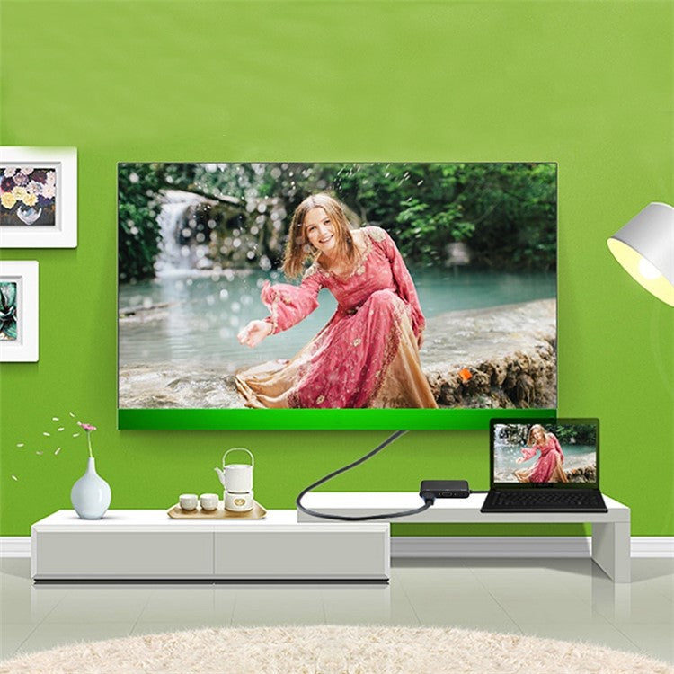 V83 Type-C to 4K HDMI + VGA + 3.5mm Audio + USB Multi-function Adapter