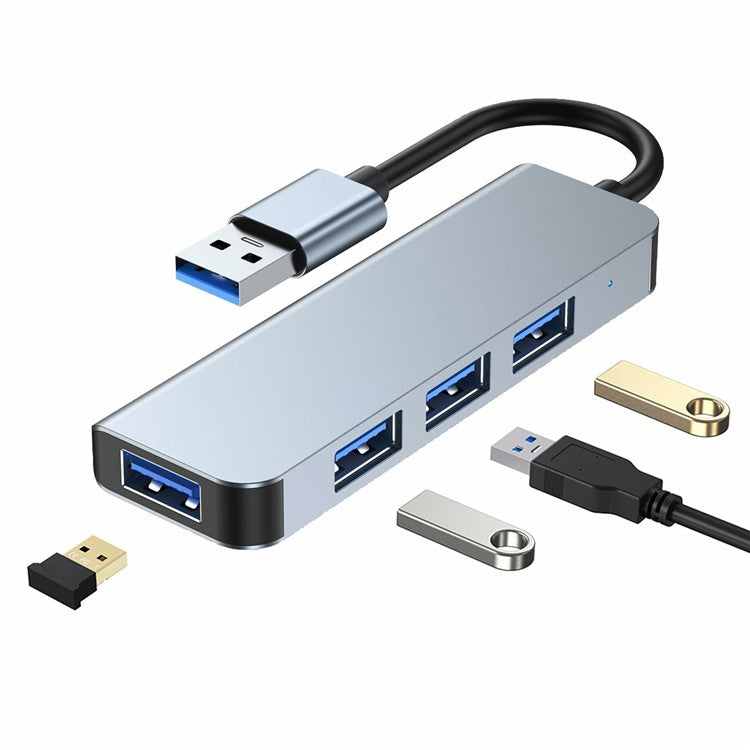 2013U 4-in-1 USB 3.0 Hub 1x USB 3.0 + 3x USB 2.0 Docking Station 4-port Expansion Adapter