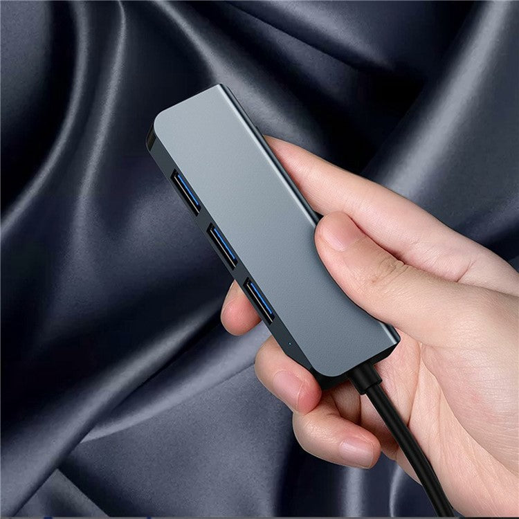 2013U 4-in-1 USB 3.0 Hub 1x USB 3.0 + 3x USB 2.0 Docking Station 4-port Expansion Adapter