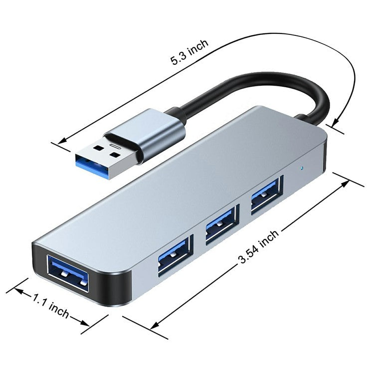 2013U 4-in-1 USB 3.0 Hub 1x USB 3.0 + 3x USB 2.0 Docking Station 4-port Expansion Adapter
