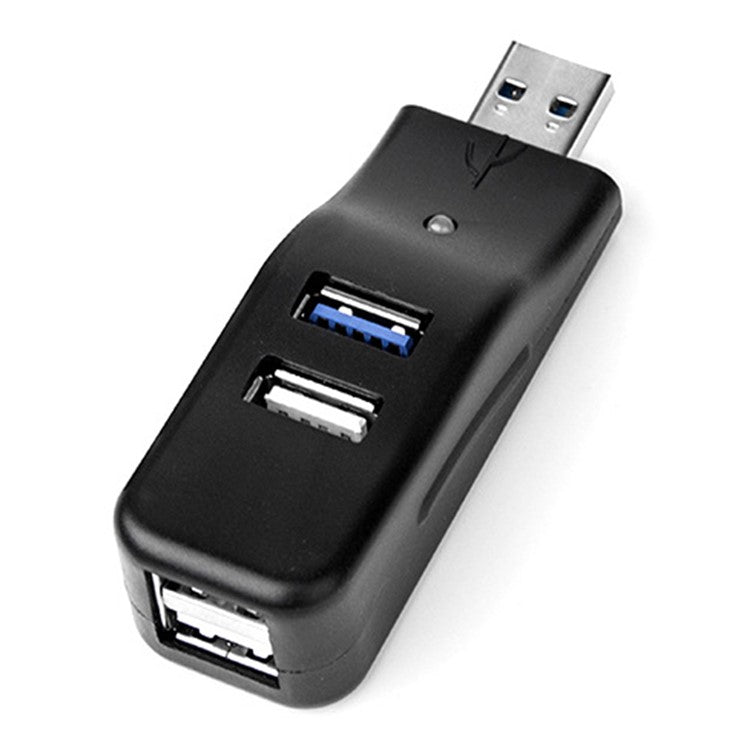 HUB19 Duckbill Shape Mini USB Splitter 4-port USB Hub Extender, USB3.0x1 + USB2.0x3