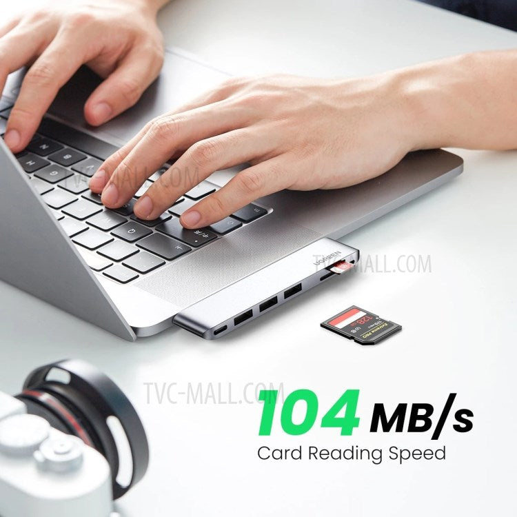 UGREEN 60560 USB-C Hub Splitter Adapter Thunderbolt 3 Dock Card Reader for MacBook Pro/Air