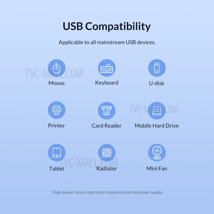 ORICO TWU3-4A Portable 4-Port USB Hub USB 3.0 Splitter Adapter for PC Computer - Black