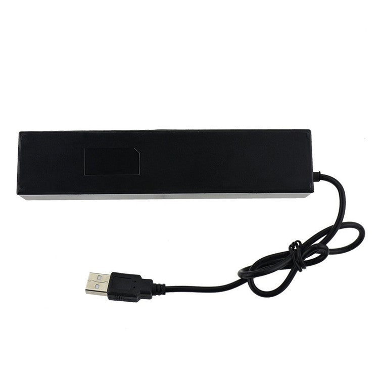 A55 USB2.0 High Speed Transmission 7-Port USB Hub Splitter with Independent Switch - Black