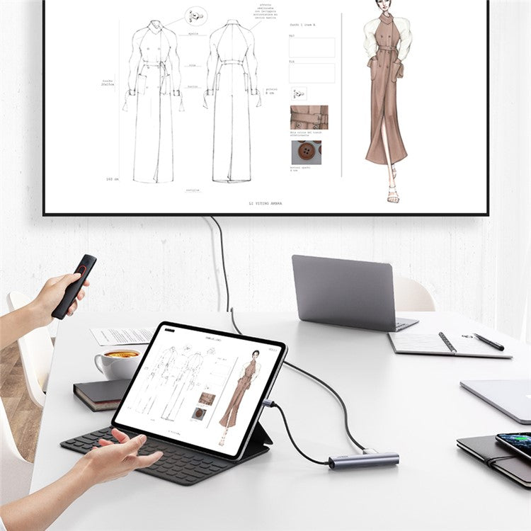 UGREEN USB C Hub Type C 3.1 to 4K HD RJ45 PD Converter USB 3.0 Adapter for MacBook Air Pro 2020 PC Support 5Gbps Data Transmission