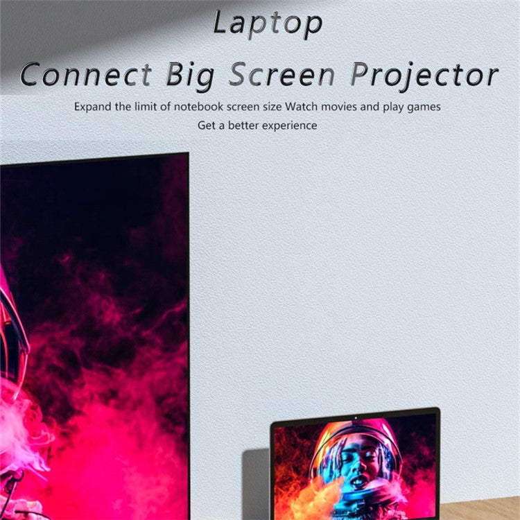 USB-C Hub Multi-Port Adapter Type-C to VGA+HD+PD 100W Adapter with Audio Video Transmission