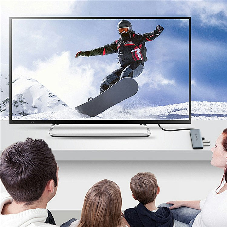 BENWIS MP-HUB-1 5 in 1 USB-C Hub Docking Station Support PD 100W Fast Charging