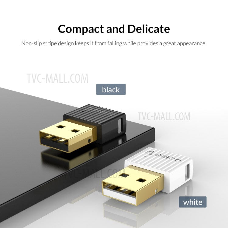 ORICO BTA-508 USB Bluetooth 5.0 Adapter Mini Wireless Dongle for PC Laptop - Black