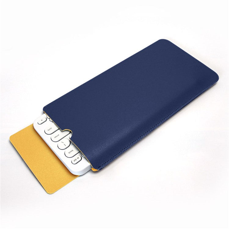 For Logitech K380 Protective Cover Bluetooth Keyboard Portable Carrying Case - Navy Blue / Yellow