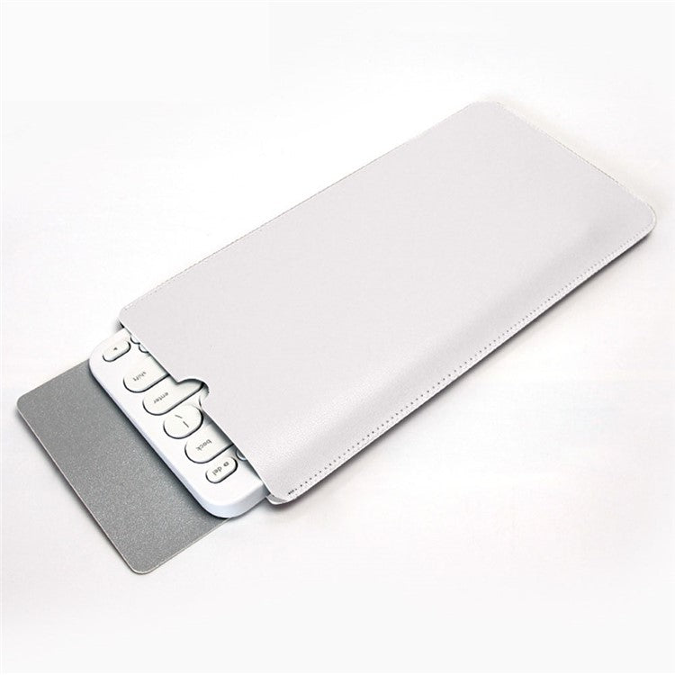 For Logitech K380 Protective Cover Bluetooth Keyboard Portable Carrying Case - White / Silver