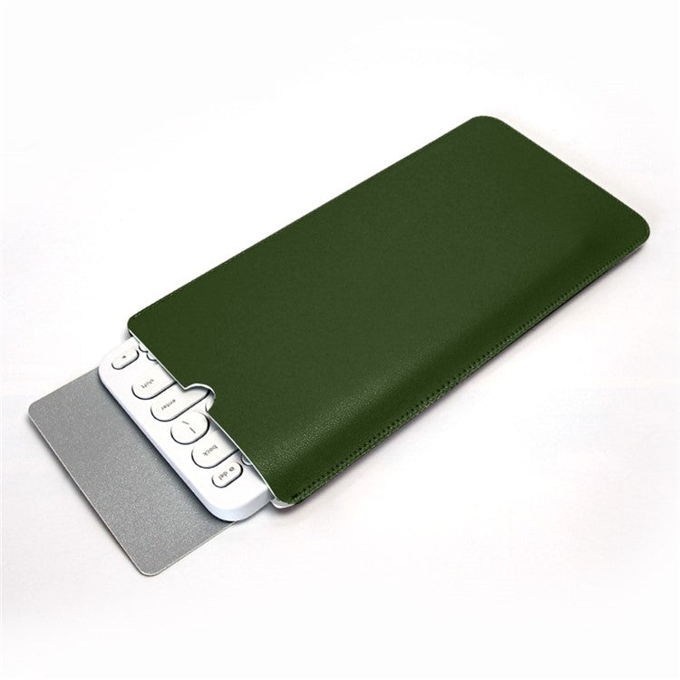 For Logitech K380 Protective Cover Bluetooth Keyboard Portable Carrying Case - Blackish Green / Silver