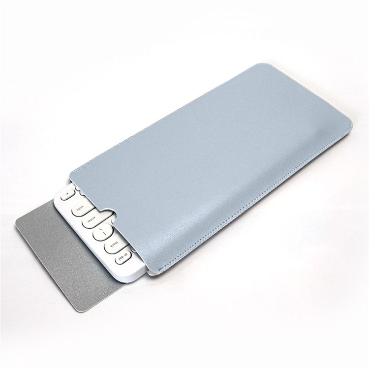 For Logitech K380 Protective Cover Bluetooth Keyboard Portable Carrying Case - Baby Blue / Silver