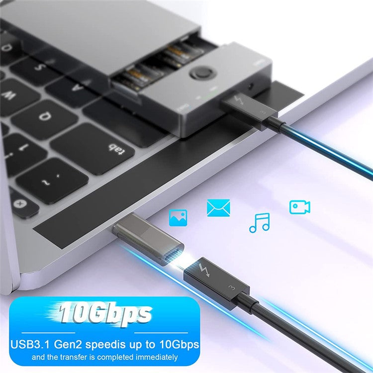 XQ-ZH0011 USB3.0 to Type-C OTG Adapter USB Male to USB-C Female Converter Charging Data Transmission Connector