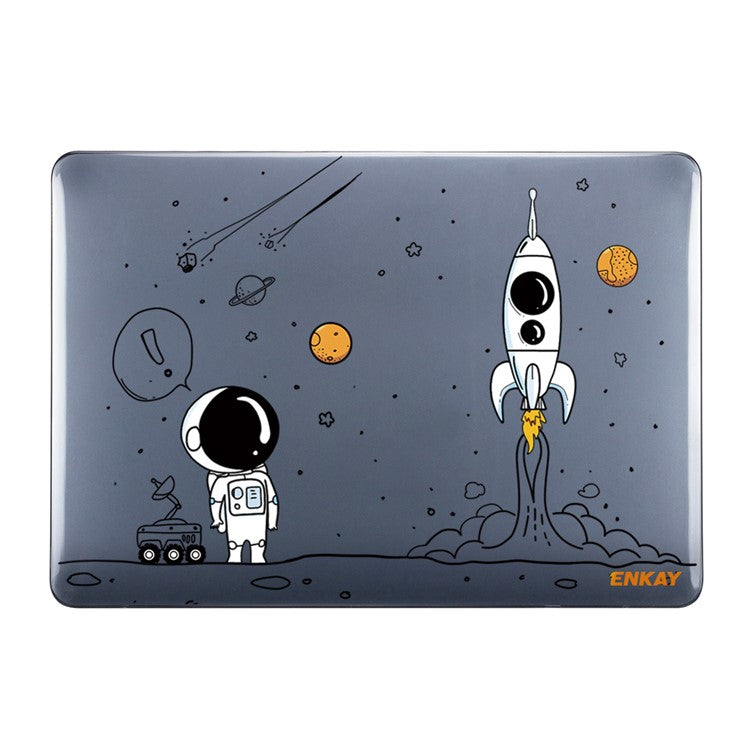 ENKAY HAT PRINCE for MacBook Pro 16 inch (2024) (2023) (2021) A2485 Pattern Design PC Laptop Case Notebook Cover - Astronaut No.1