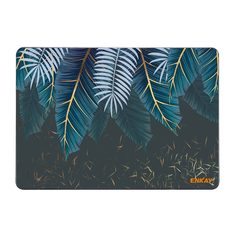 ENKAY HAT PRINCE Natural Pattern Plastic Hard Case Dustproof Cover for MacBook Pro 16 inch (2024) (2023) (2021) A2485 - Palm Leaves