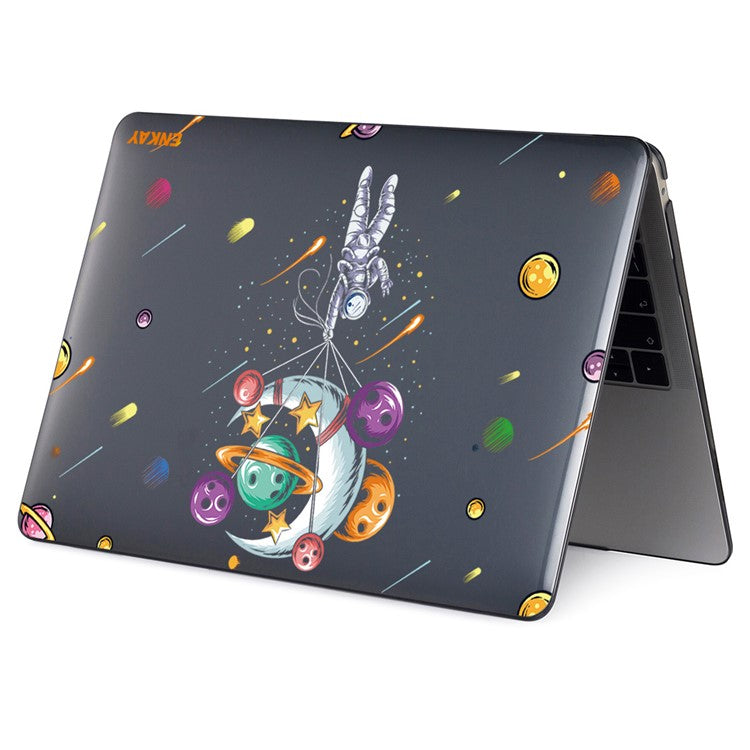 ENKAY HAT PRINCE for MacBook Pro 16 inch (2024) (2023) (2021) A2485 Planets Series Space Patterns PC Sheer Laptop Case - Balloons