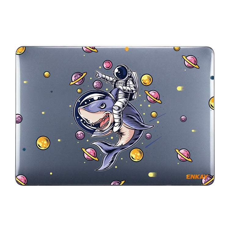 ENKAY HAT PRINCE for MacBook Pro 16 inch (2024) (2023) (2021) A2485 Planets Series Space Patterns PC Sheer Laptop Case - Shark