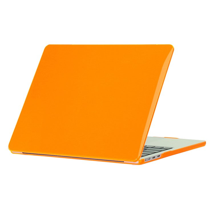 ENKAY HAT PRINCE Shockproof Case for Macbook Air 15 inch (2023) M2 A2941 / (2024) A3114 M3 Anti-Scratch Laptop Hard PC Case - Orange