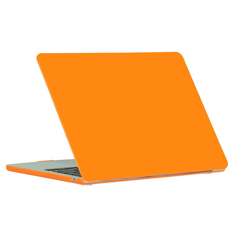 ENKAY HAT PRINCE Shockproof Matte Case for Macbook Air 15 inch (2025) / (2024) A3114 M3 / (2023) M2 A2941 Anti-Drop Laptop Slim Case - Orange