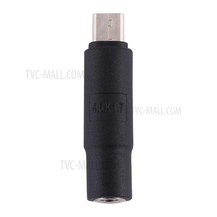 10Pcs DC Power Plug 4.0 x 1.7mm Male To Micro USB Male Adapter