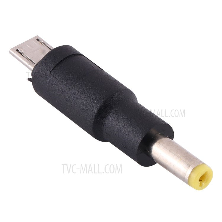 10Pcs DC Power Plug 4.8 x 1.7mm Male To Micro USB Male Adapter