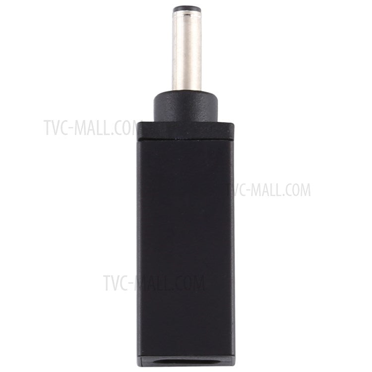 PD 19V 4.0x1.35mm Male Adapter Connector - Black