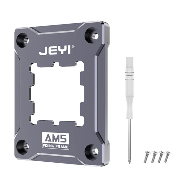 JEYI AM5 CPU Anti-Bending Socket Frame Aluminum Alloy AMD Bending Corrector Fixing Holder for AMD Ryzen R97950X / R97900X