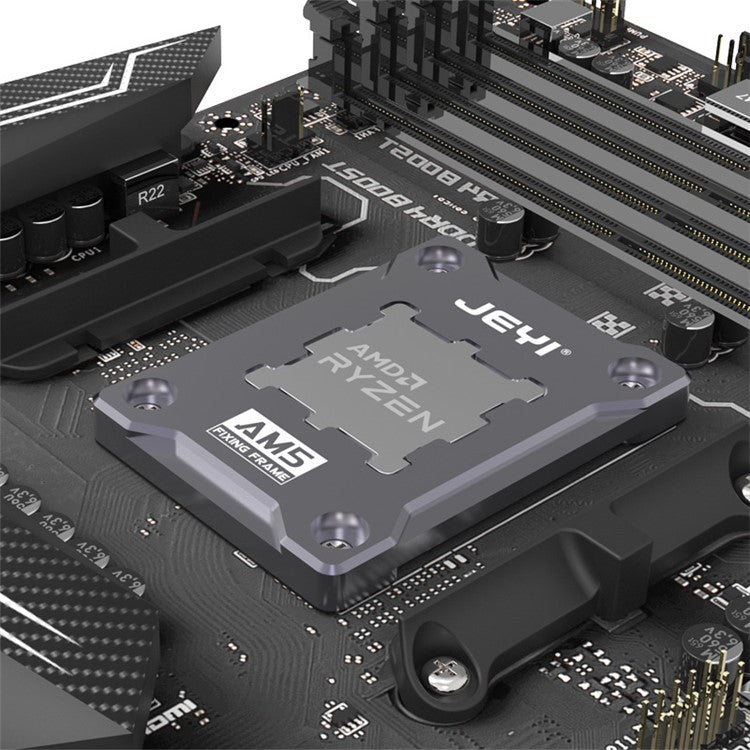 JEYI AM5 CPU Anti-Bending Socket Frame Aluminum Alloy AMD Bending Corrector Fixing Holder for AMD Ryzen R97950X / R97900X