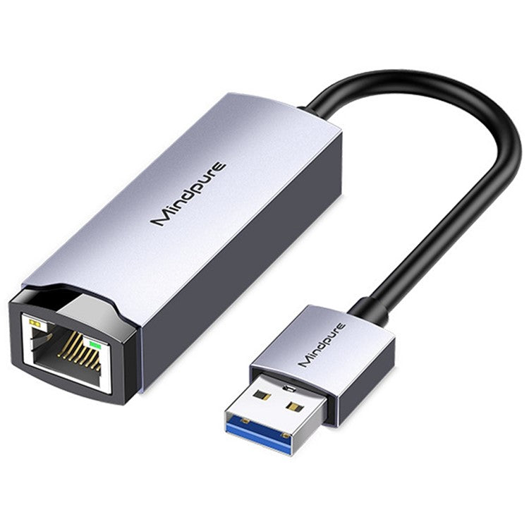 MINDPURE UR004 USB3.0 to RJ45 Gigabit Ethernet Adapter High-Speed Network Connector
