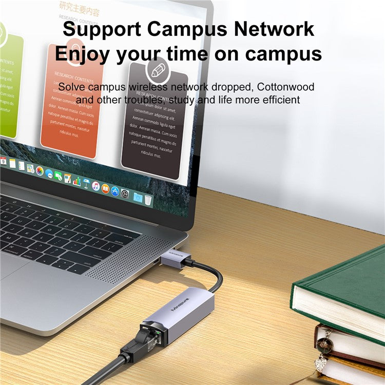 MINDPURE UR004 USB3.0 to RJ45 Gigabit Ethernet Adapter High-Speed Network Connector