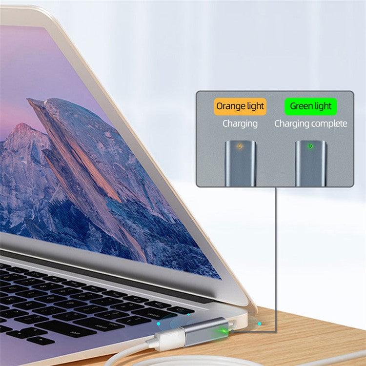 Type-C Female to for Magsafe 2 Converter PD Fast Charging Metal Adapter for MacBook