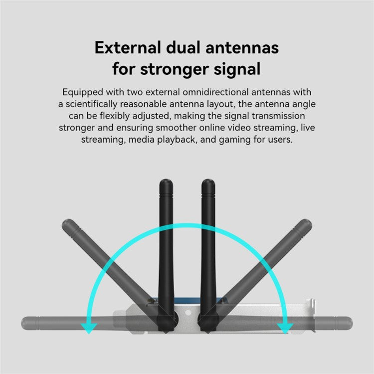 LB-LINK BL-P650H WiFi AC Network Card PCI-E 2.4G / 5G Dual-band Computer Wireless Network Adapter