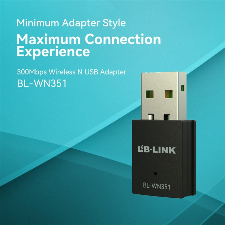 LB-LINK BL-WN351 300M USB Wireless Network Card WiFi Receiver for Desktop Computer Laptop