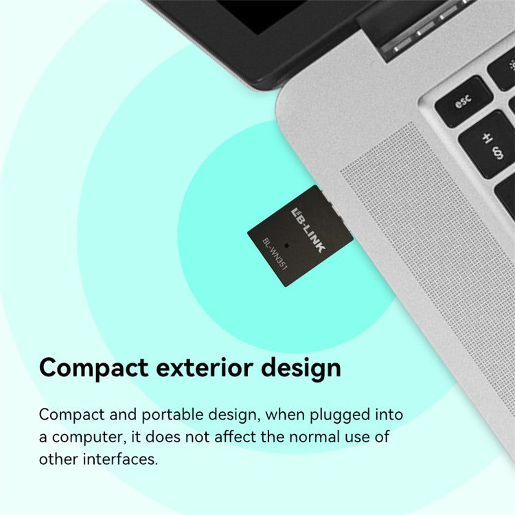 LB-LINK BL-WN351 300M USB Wireless Network Card WiFi Receiver for Desktop Computer Laptop