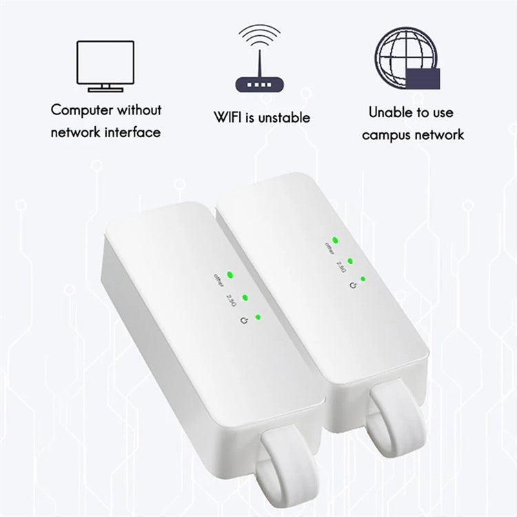 TXA090 2500Mbps Ethernet LAN Adapter Type-C to RJ45 2.5G Gaming Network Card